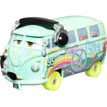 Mattel Disney Cars pixar cars  and pixar cars glow racers fillmore HPG76 / HPG80 194735158553