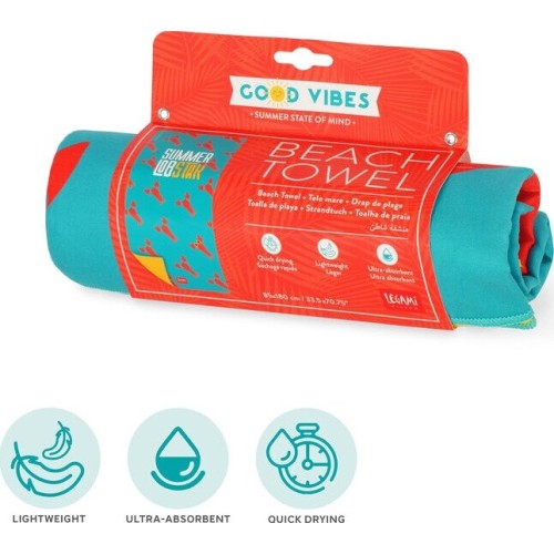 Legami Beach Towel Lobster BT0027 8052694009601