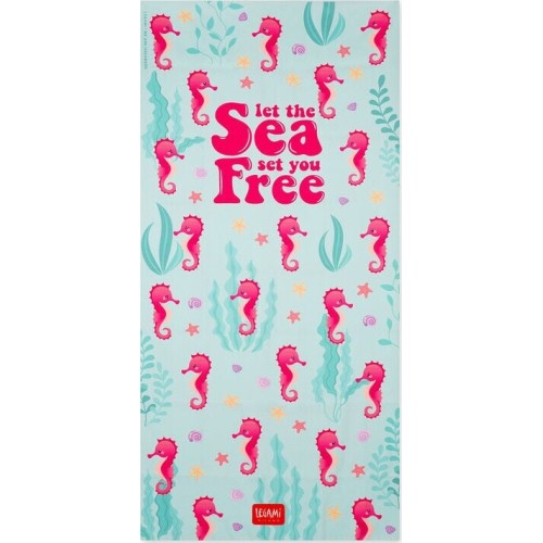 Legami Beach Towel Seahorse BT0025 8052694009588