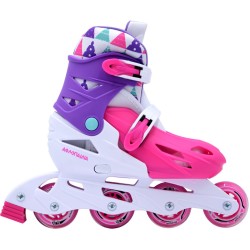 ΑΘΛΟΠΑΙΔΙΑ Roller Skates - Fuchsia/purple/white Color Fuchsia-purple-white Size 35-38 002.1083/FPW/35 9985777007838