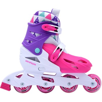 ΑΘΛΟΠΑΙΔΙΑ Roller Skates - Fuchsia/purple/white Color Fuchsia-purple-white Size 31-34 002.1083/FPW/31 9985777007821