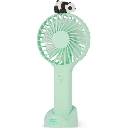 Legami Rechargeable Portable Fan With Base - Mini Fan Panda MDF0001 8052694017248