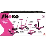 As company shoko παιδικό πατίνι  4 in 1 plus σε ροζ χρώμα για 12+ μηνών 5004-50523 5203068505233