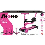 As company shoko παιδικό πατίνι  4 in 1 plus σε ροζ χρώμα για 12+ μηνών 5004-50523 5203068505233