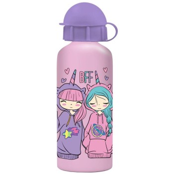 Diakakis imports Must lunch box 800ml and water canteen 500ml aluminum set  bff 000585671 5205698669965