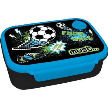 Diakakis imports Must food set  football food container 800ml-aluminum bottle 500ml 000585676 5205698670008