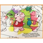 susaeta Colorful Tales With Water: The Three Pigs 2499 9786182240465