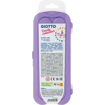 Giotto candy collection watercolors, pastel colors, f351600 000351600 8000825056154