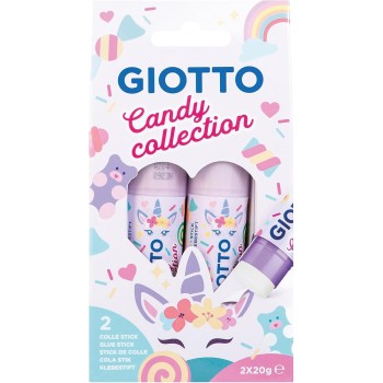 Giotto - candy collection glue stick, transparent color, f546700 000546700 8000825055829