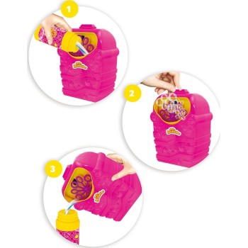 As company Bubble Machine 360 Bubbles For Ages 3+ Pink 5200-01353 5203068013585
