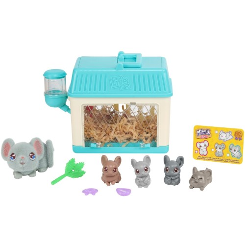 Giochi Preziosi Little Live Pets Mama Surprise Minis Μικρό Ποντικάκι Με Μωρά LP301100 8056379160298