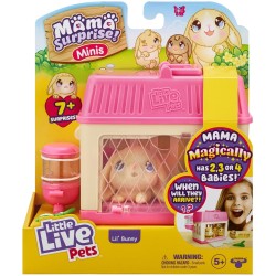 Giochi Preziosi Little Live Pets Mama Surprise Minis Μικρό Κουνελάκι Με Μωράκια LP301200 8056379160304
