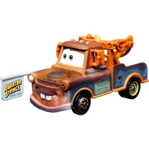 Mattel Disney Cars Pixar Cars Mater With Sign DXV29 / HTX86 194735200153