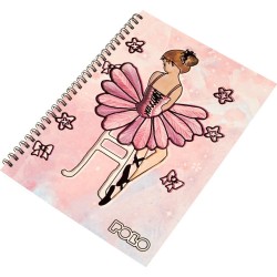 POLO Τετράδιο β5 17x25 σπιράλ 60φ 2θ ballerina 919001-8275 5201927128142