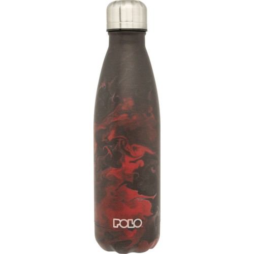 Θερμος polo stainless steel 500ml black red 949004-8259 5201927129835