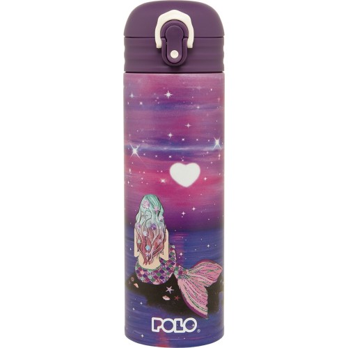 Θερμος Polo Stainless Steel Junior 500Ml Mermaid Γοργόνα 949005-8280 5201927130138