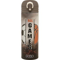 Θερμος polo stainless steel junior 500ml all games 949005-8277 5201927130114