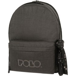 POLO Original Double Scarf Backpack - CHARCOAL 901235-2101 5201927118914