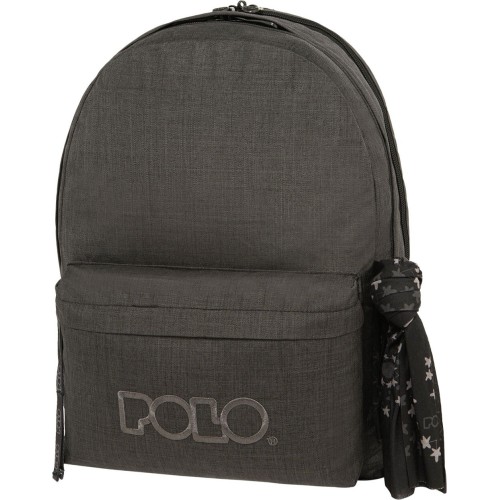 POLO Original Double Scarf Backpack - CHARCOAL 901235-2101 5201927118914