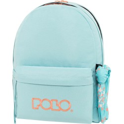 POLO Σακίδιο Original Double Scarf Cyan/Salmon-Κυανο/Σωμον 901235-5637 5201927127541