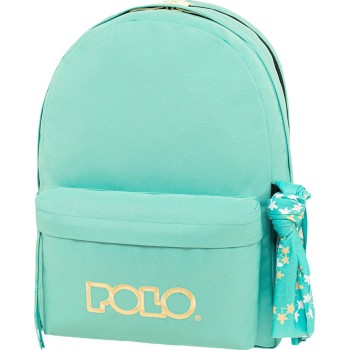 POLO Original Double Scarf Backpack -PETROL/LEMON YELLOW 901235-5870 5201927127558