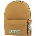 POLO Original Double Scarf Backpack - BROWN/PETROL 901235-7858 5201927127572