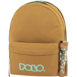 POLO Σακίδιο Original Double Scarf Brown/Petrol-Καφε/Πετρολ 901235-7858 5201927127572