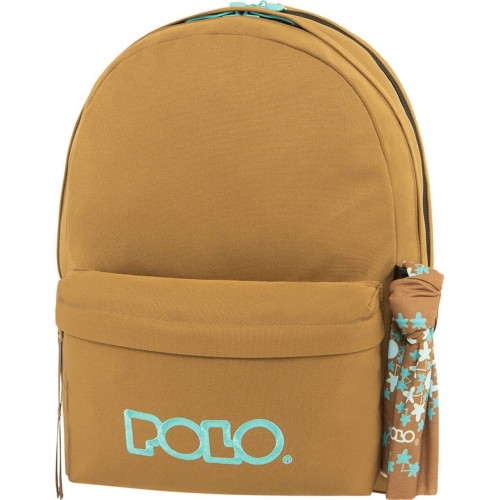 POLO Original Double Scarf Backpack - BROWN/PETROL 901235-7858 5201927127572