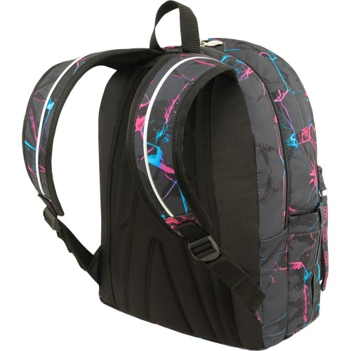 POLO Double Scarf Craft Backpack BLACK/TURQUOISE/PINK CRAFT 901261-8264 5201927125363