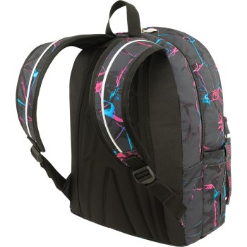 POLO Double Scarf Craft Backpack BLACK/TURQUOISE/PINK CRAFT 901261-8264 5201927125363