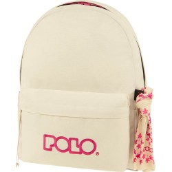 POLO Original Scarf Backpack - WHITE/MAGENTA 901135-2543 5201927127510