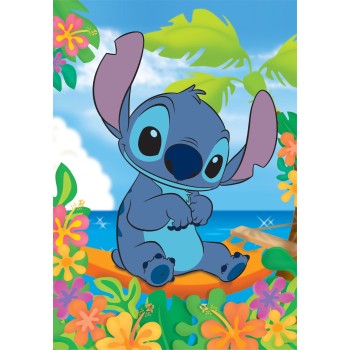 Clementoni παιδικό παζλ super color disney stitch 104 τμχ 1210-25755 8005125257553