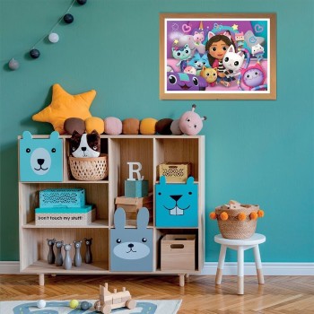 Clementoni Children's Puzzle Super Color Gabbys Dollhouse 60 pcs 1200 ...