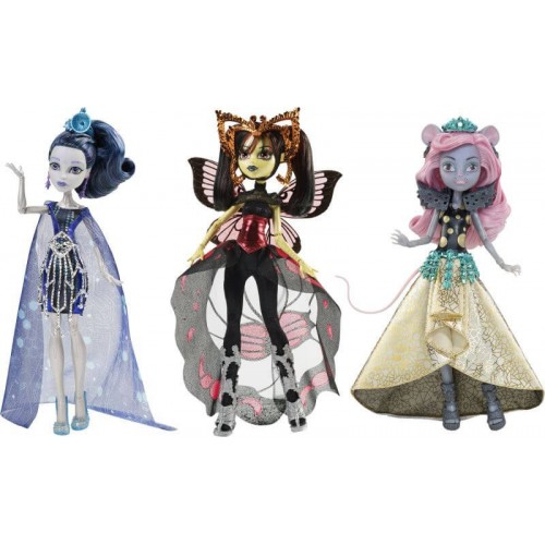 Mattel Κούκλες Monster High - Monster York Νέοι Μαθητές - 3 Σχέδια CHW64 887961089936