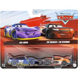 Mattel Disney Cars Pixar Cars And Pixar Cars 2-Pack Will Rusch And Tim Treadless DXV99 / HTX08 194735199341