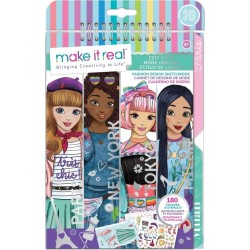 Make It Real Fashion Sketchbook | Fashion Design Sketchbook City Style 3207 695929032074