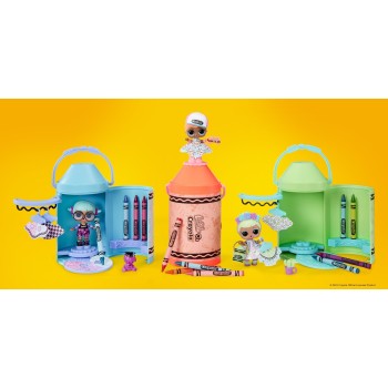 MGA Entertainment L.O.L. Surprise Loves Crayola Studio With Doll 505273-EUC 035051505273