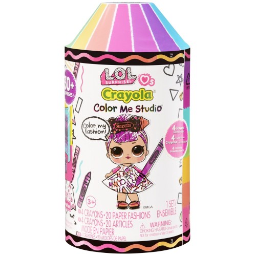 MGA Entertainment L.O.L. Surprise Loves Crayola Studio With Doll 505273-EUC 035051505273