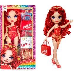 MGA Entertainment Rainbow high swim & style fashion doll- ruby (red) 507277-EUC 035051507277