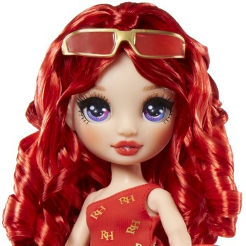 MGA Entertainment Rainbow high swim & style fashion doll- ruby (red) 507277-EUC 035051507277