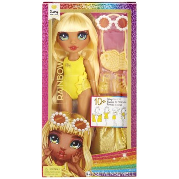 MGA Entertainment Rainbow High Swim And Style Κούκλα Μόδας - Sunny Yellow 507284-EUC 035051507284
