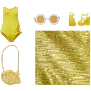MGA Entertainment Rainbow high swim & style fashion doll- sunny (yellow) 507284-EUC 035051507284