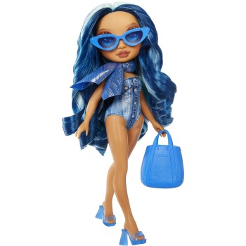 MGA Entertainment Rainbow High Swim And Style Κούκλα Μόδας - Skyler Blue 507307-EUC 035051507307