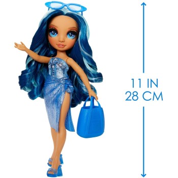 MGA Entertainment Rainbow High Swim And Style Κούκλα Μόδας - Skyler Blue 507307-EUC 035051507307