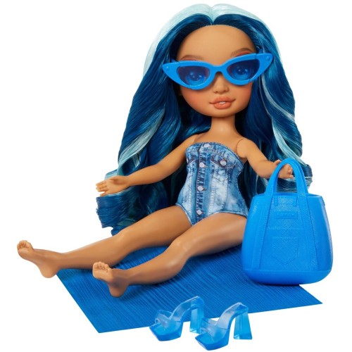MGA Entertainment Rainbow High Swim And Style Κούκλα Μόδας - Skyler Blue 507307-EUC 035051507307