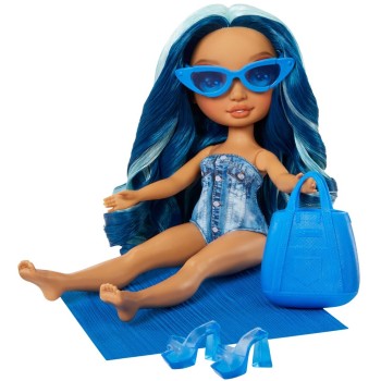 MGA Entertainment Rainbow High Swim And Style Κούκλα Μόδας - Skyler Blue 507307-EUC 035051507307