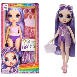 MGA Entertainment Rainbow high swim & style fashion doll- violet (purple) 507314-EUC 035051507314