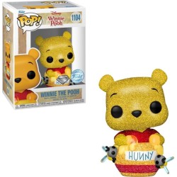 Funko Disney Winnie The Pooh Pop! Disney: Winnie The Pooh With Honeypot Diamond Glitter  088602 889698768733