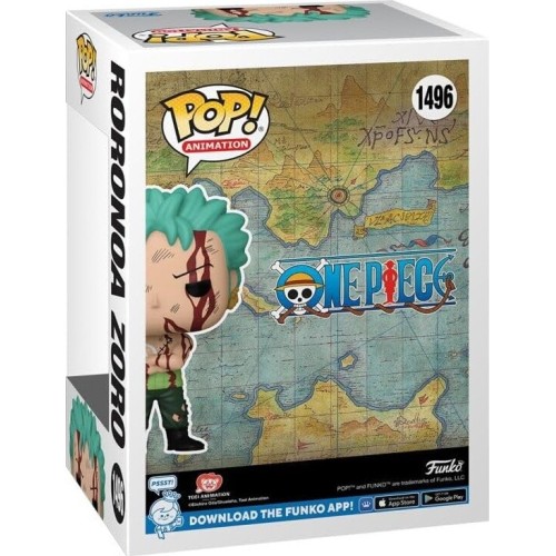 Funko one piece pop! animation roronoa zoro vinyl figure exclusive 088587 889698768795