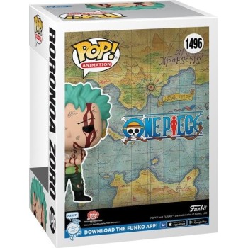 Funko one piece pop! animation roronoa zoro vinyl figure exclusive 088587 889698768795